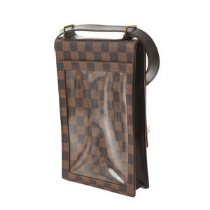 Louis Vuitton Brown Canvas Bag Portobello Damier Shoulder